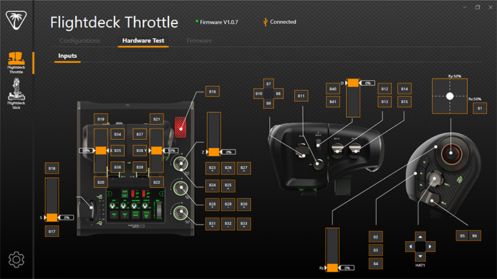 turtle-beach-velocity-one-flight-deck-setup-pc Logiciel pour Joystick PC Turtle Beach VelocityOne Flight Deck installé et ouvert
